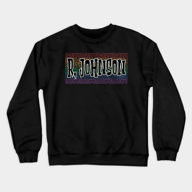 LGBTQ PATTERN AMERICA MENTOR JOHNSON Crewneck Sweatshirt by Zodiac BeMac